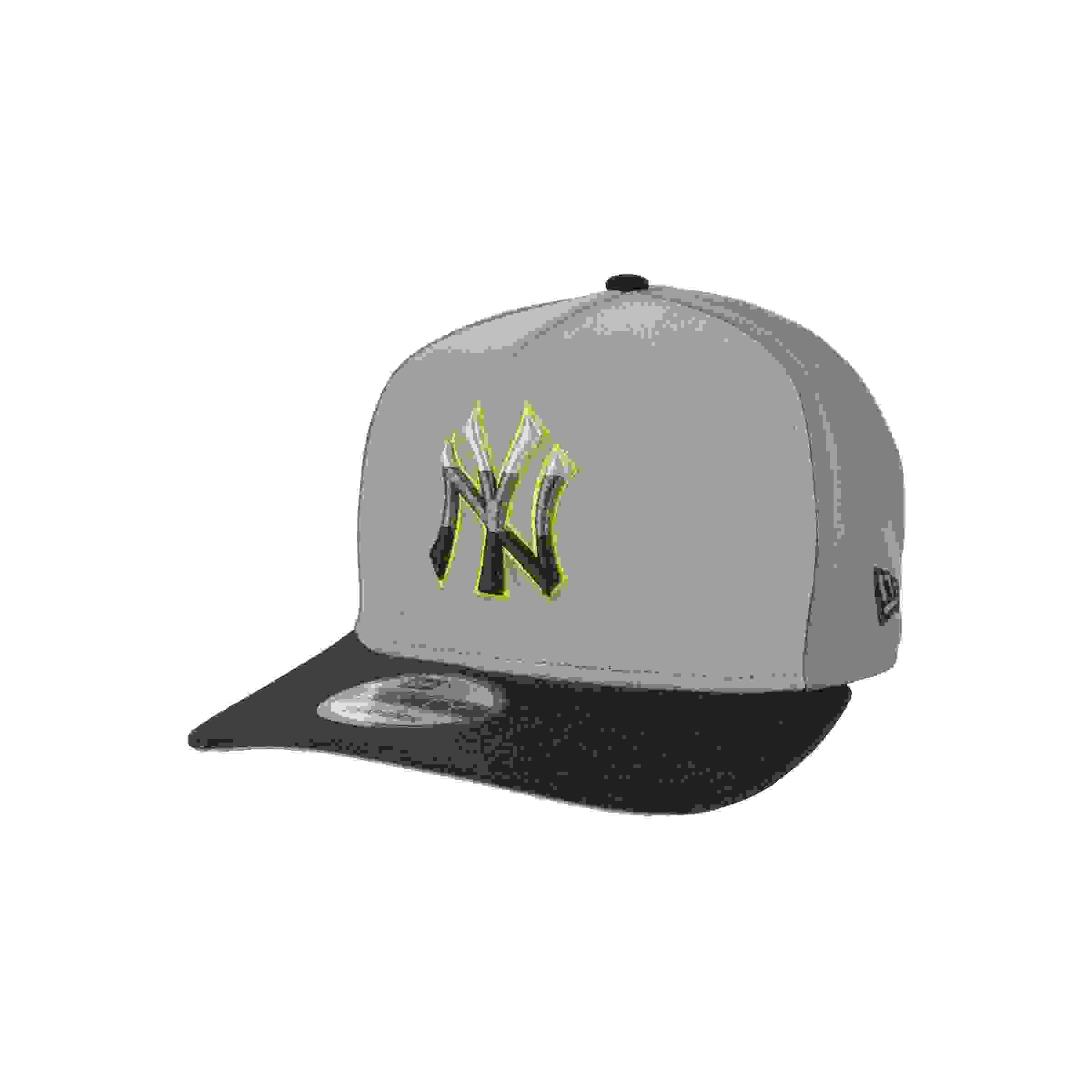 New Era New York Yankees 9FIFTY A-Frame American League Grey Snapback Hat